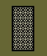 Design pattern screen panel