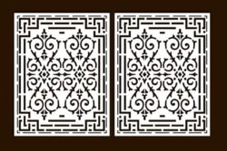 Design pattern screen panel Design pattern screen panel