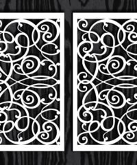 Design pattern screen panel