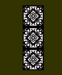Design pattern screen panel