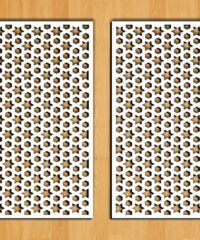 Design pattern screen panel