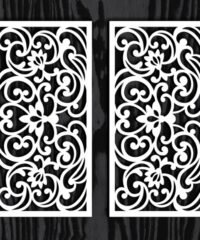 Design pattern screen panel