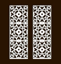 Design pattern screen panel Design pattern screen panel