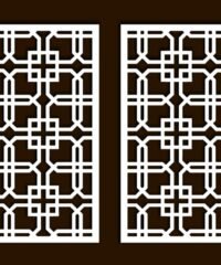 Design pattern screen panel