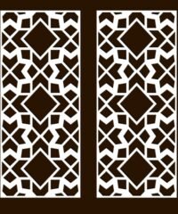 Design pattern screen panel