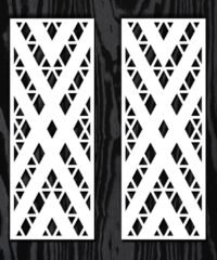 Design pattern screen panel