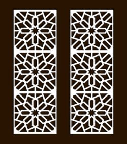 Design pattern screen panel Design pattern screen panel