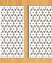 Design pattern screen panel