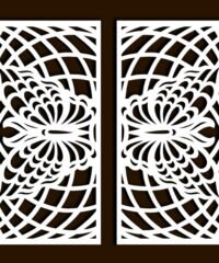 Design pattern screen panel