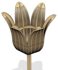 Lamp flower