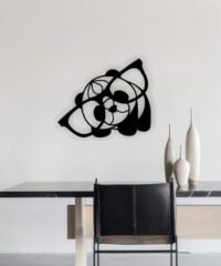 Panda with glasses wall decor
