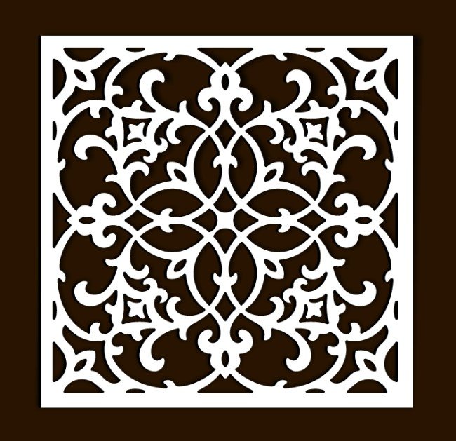 Square decoration