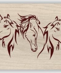 Three horses
