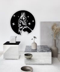 Wolf night scene