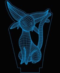 3D illusion led lamp Pokemon