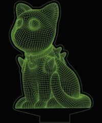 3D illusion led lamp Pokemon