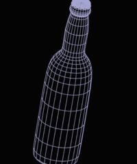 3D illusion led lamp bottle