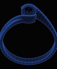 3D illusion led lamp diamond ring