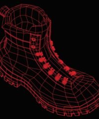 3D illusion led lamp shoe