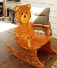 Bear rocking chair