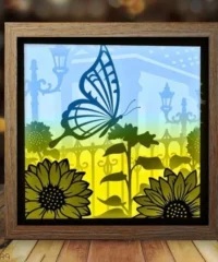Butterfly and Sunflower