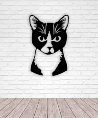 Cat head wall decor