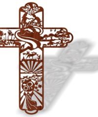 Cross with Adam and Eve