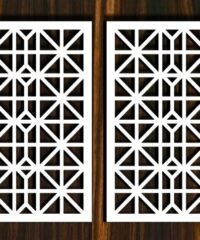 Design pattern panel screen