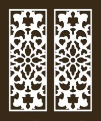 Design pattern screen panel