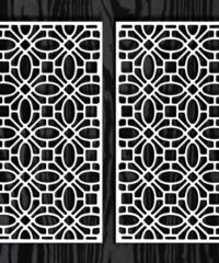 Design pattern screen panel