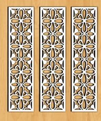 Design pattern screen panel
