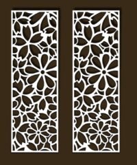 Design pattern screen panel
