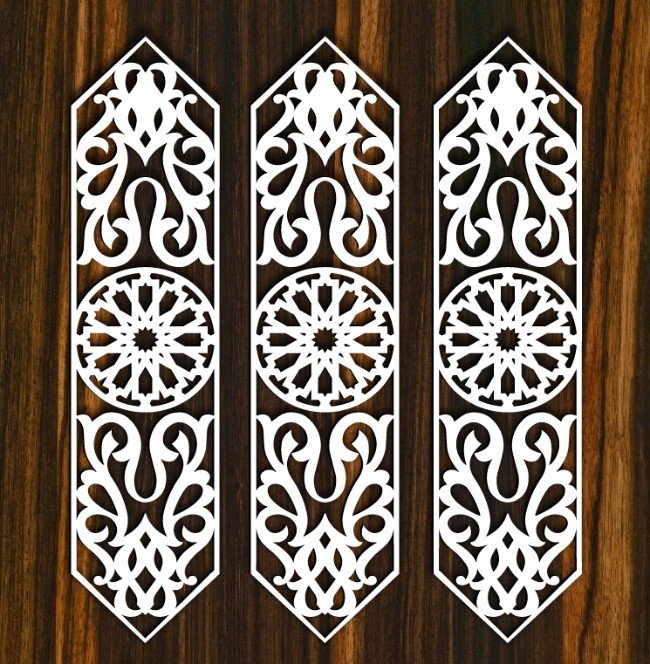 Design pattern screen panel