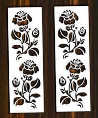 Design pattern screen panel