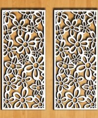Design pattern screen panel