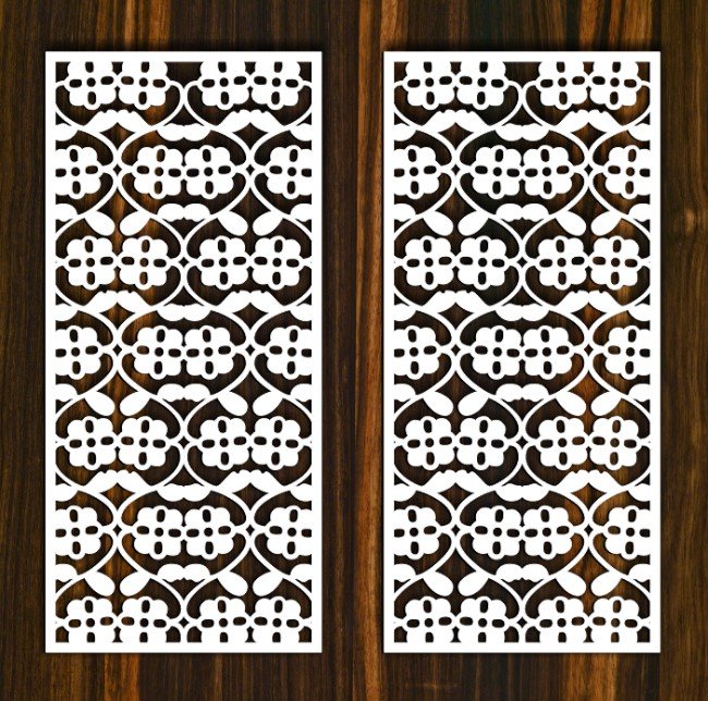 Design pattern screen panel