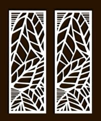 Design pattern screen panel