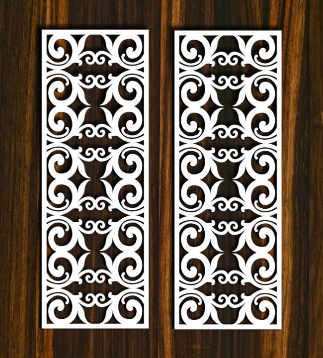 Design pattern screen panel