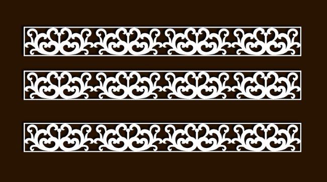 Design pattern screen panel