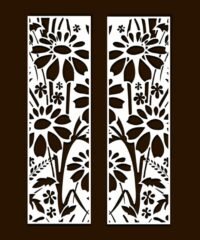 Design pattern screen panel