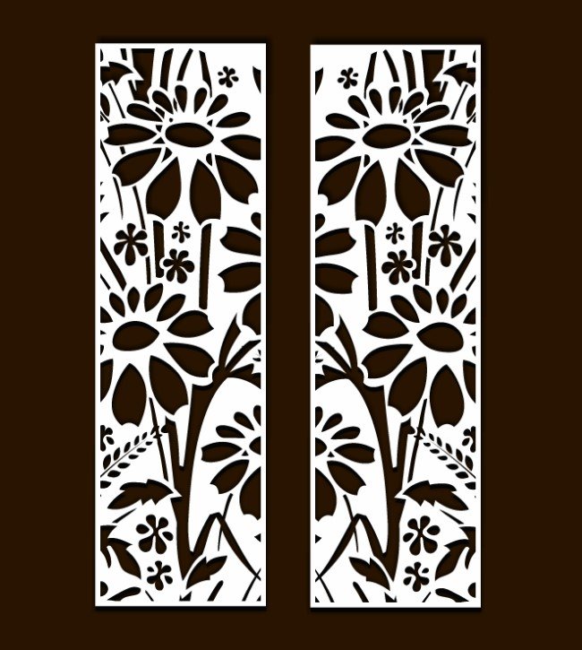 Design pattern screen panel