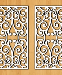 Design pattern screen panel