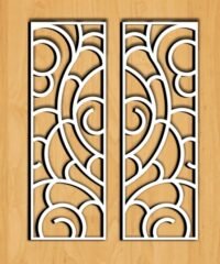 Design pattern screen panel