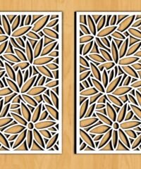 Design pattern screen panel