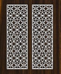 Design pattern screen panel