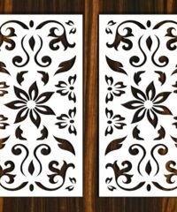 Design pattern screen panel