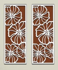 Design pattern screen panel
