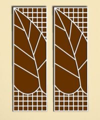 Design pattern screen panel