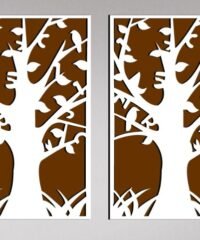 Design pattern screen panel