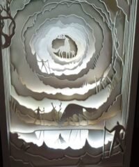 Laminated lamp